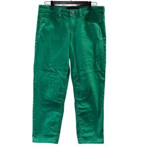 Calvin Klein Women's Green Skinny Cropped Pants Size 12